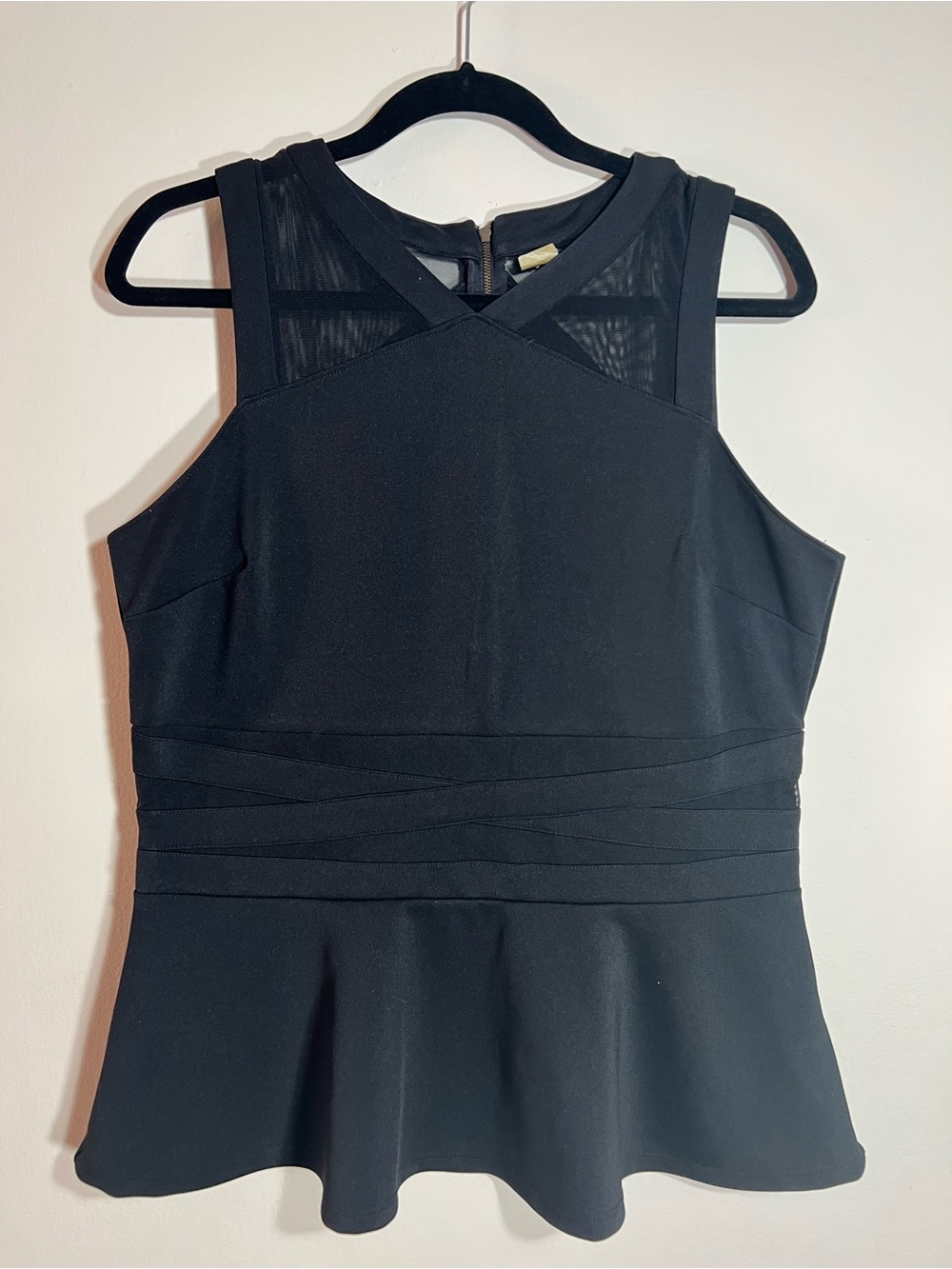 Black Peplum Blouse